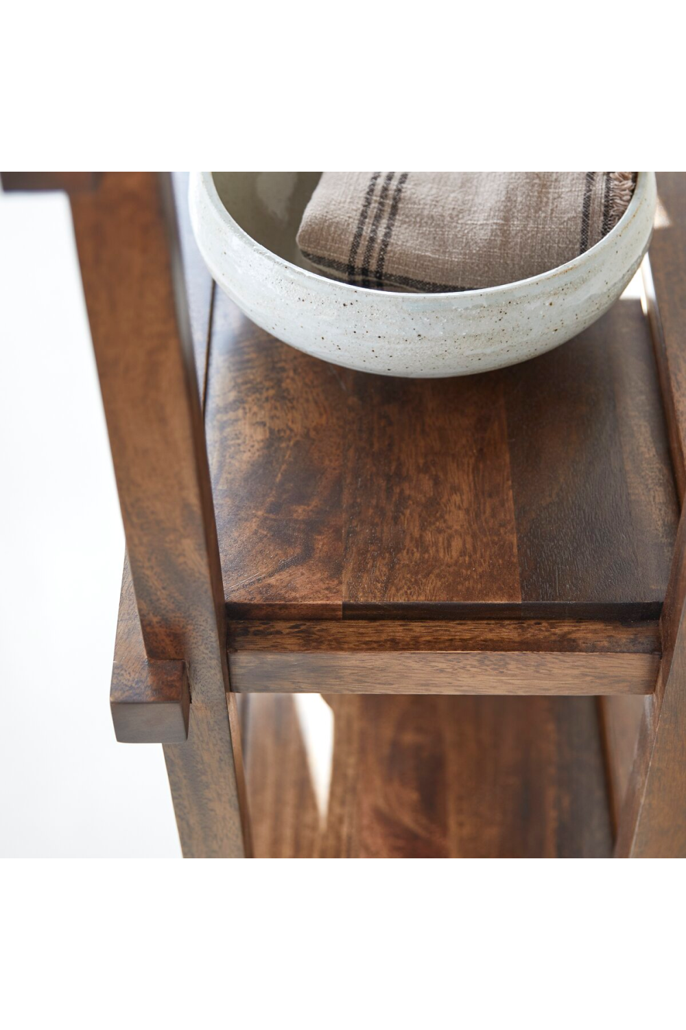 Solid Mango Ladder Bookcase | Tikamoon Arko、mySite、neckold