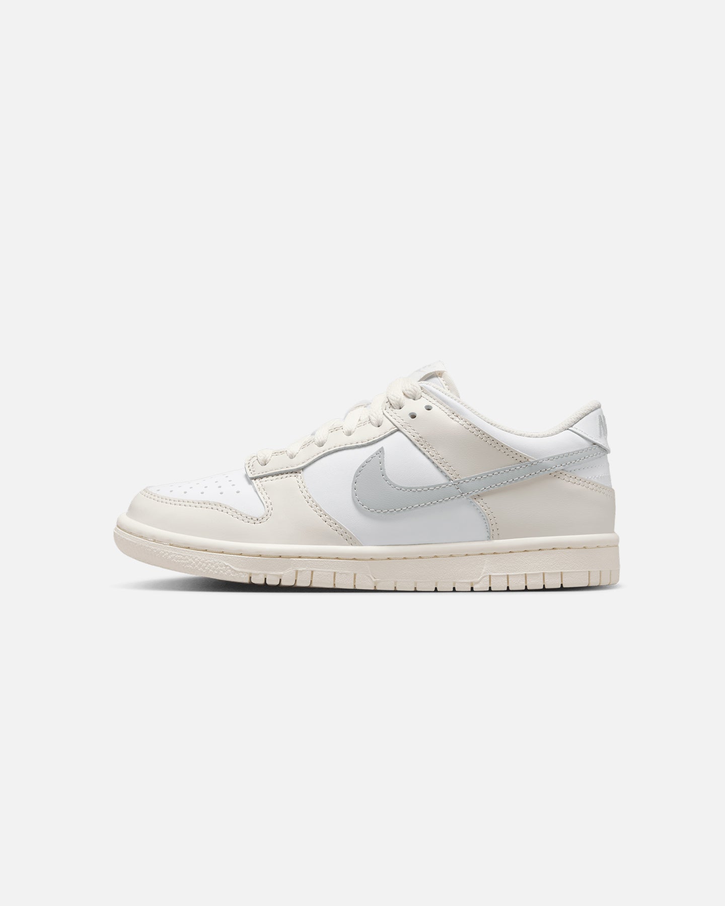 Nike Kids' Dunk Low (GS) White/Silver、mySite、zt4zffjzw