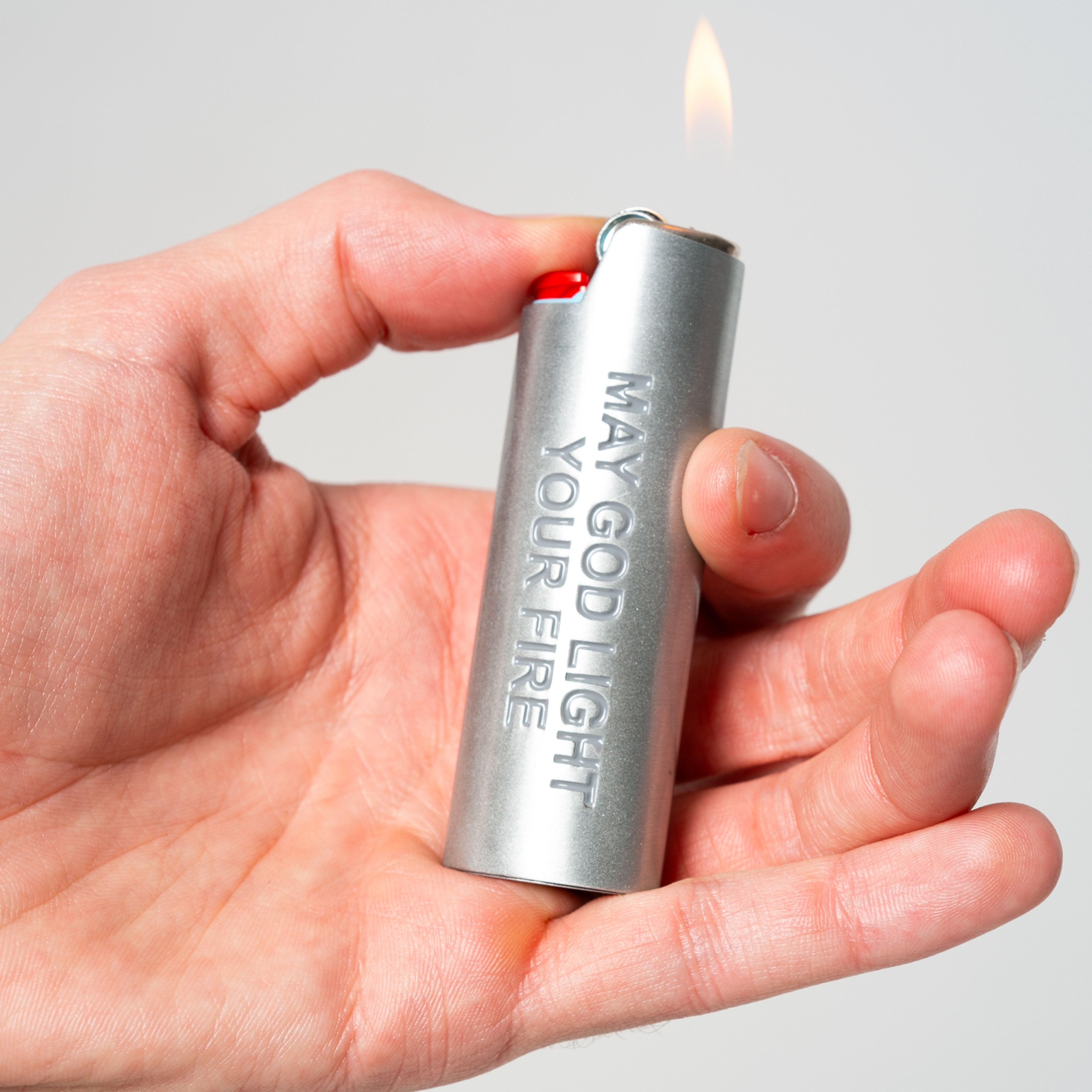  Lord Savior Lighter Cover (Silver)、mySite、merchandisen