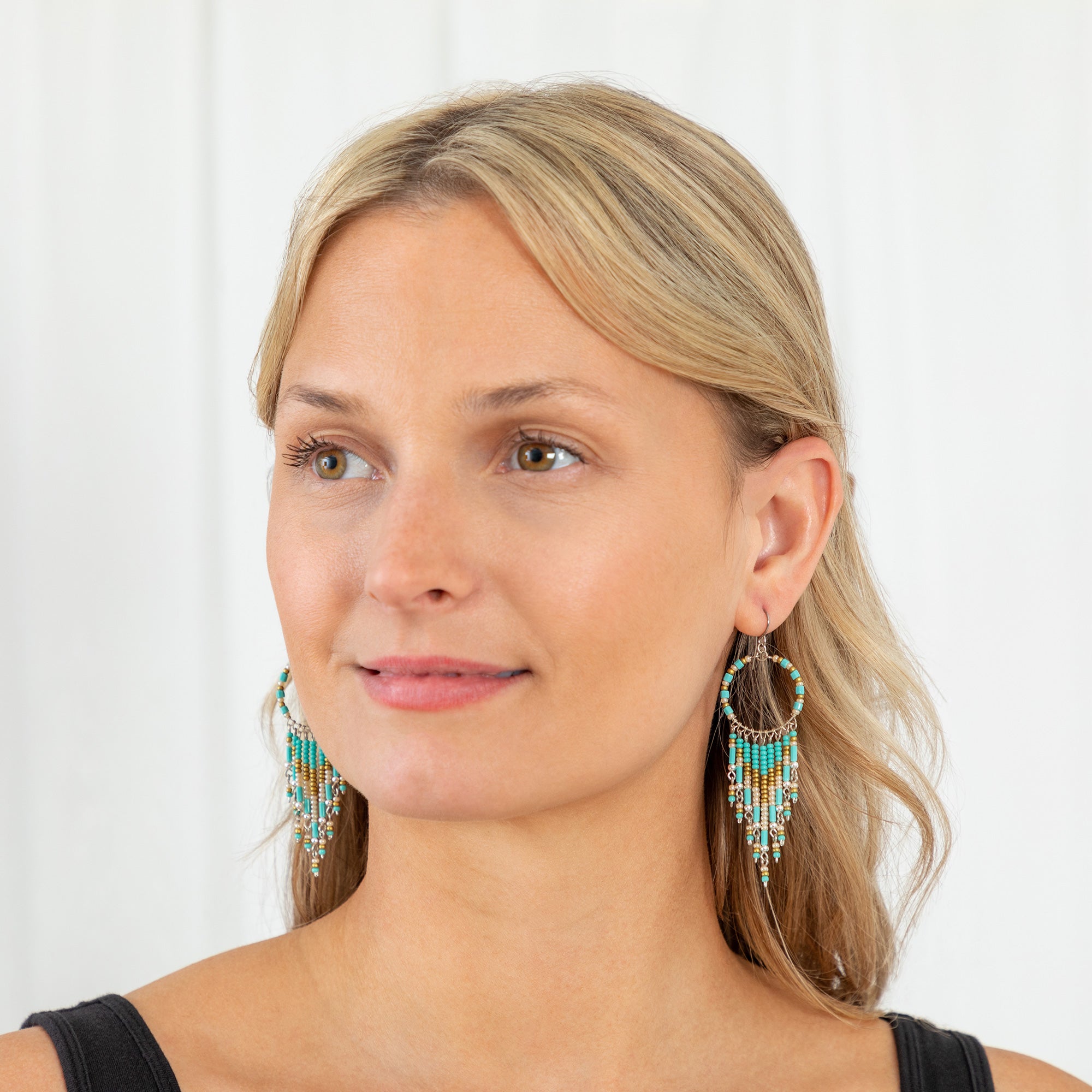 Southwest Spirit Beaded Earrings、mySite、camillekostekn
