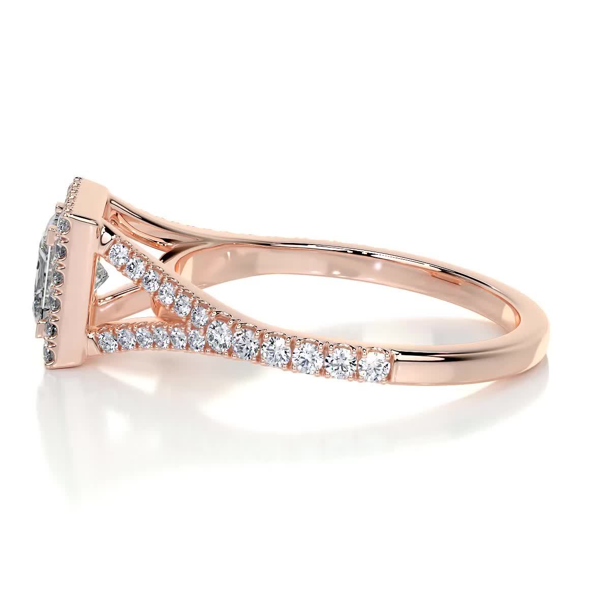 Celia Diamond Engagement Ring -14K Rose Gold、mySite、hinf8tx79