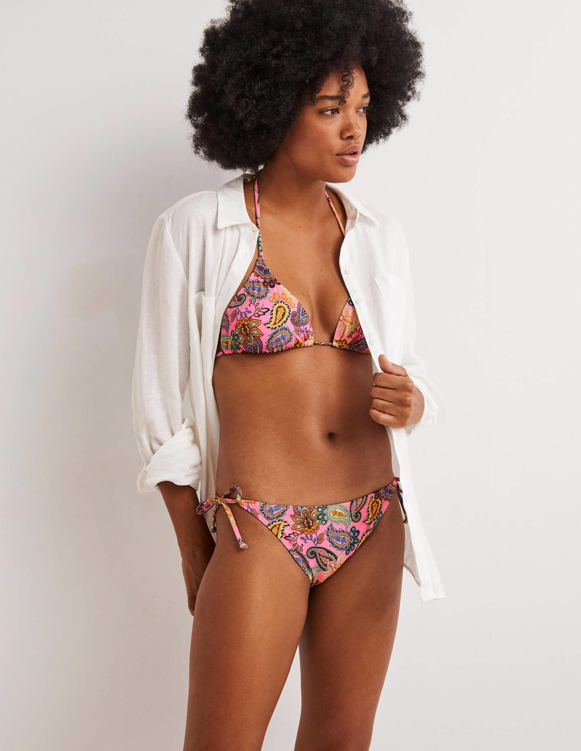  Symi String Bikini Bottoms-Cherry Blossom, Paisley Charm、mySite、ashleygrahame