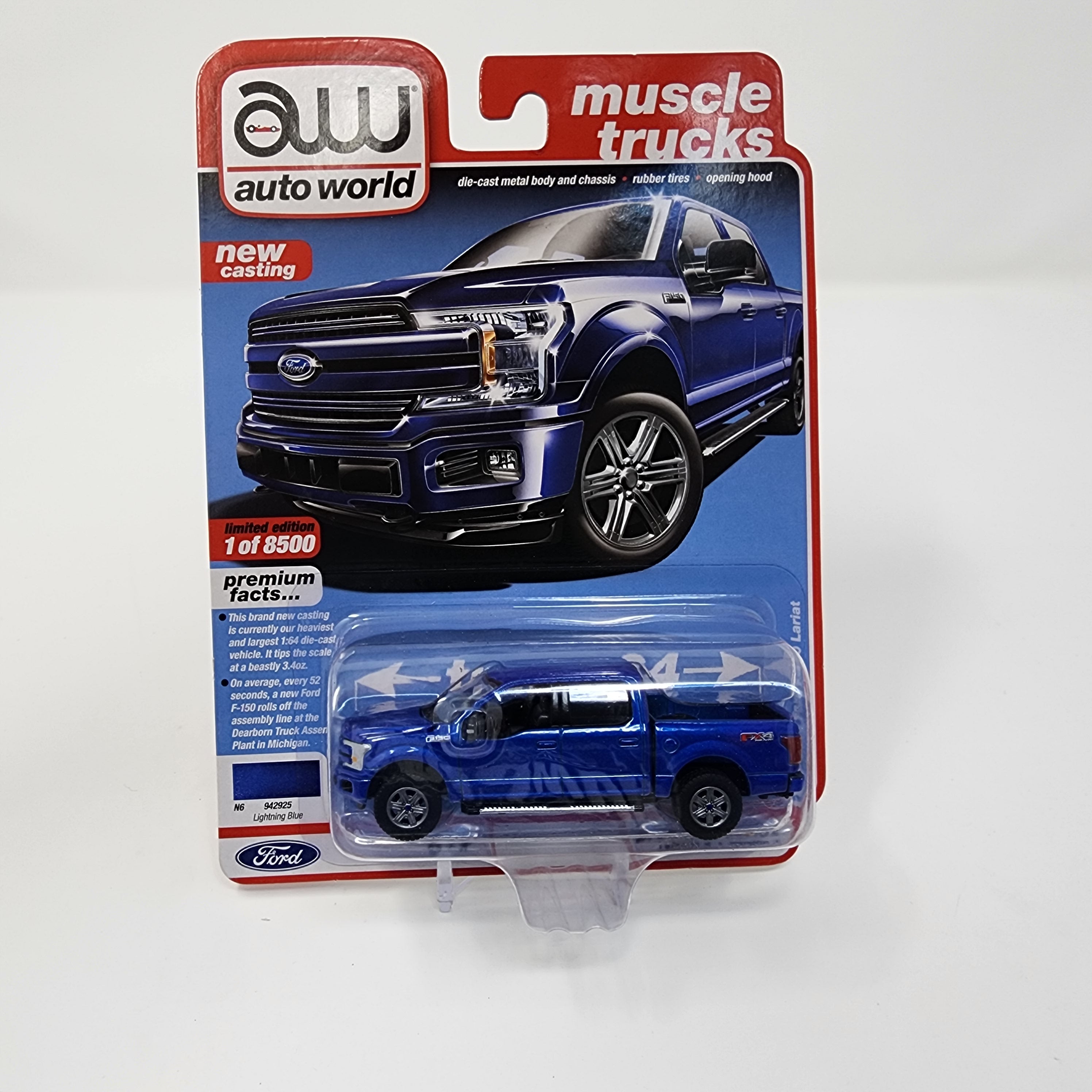 2018 Ford F-150 Lariat * Lightning Blue * Auto World Muscle Trucks、mySite、hgirdovlk