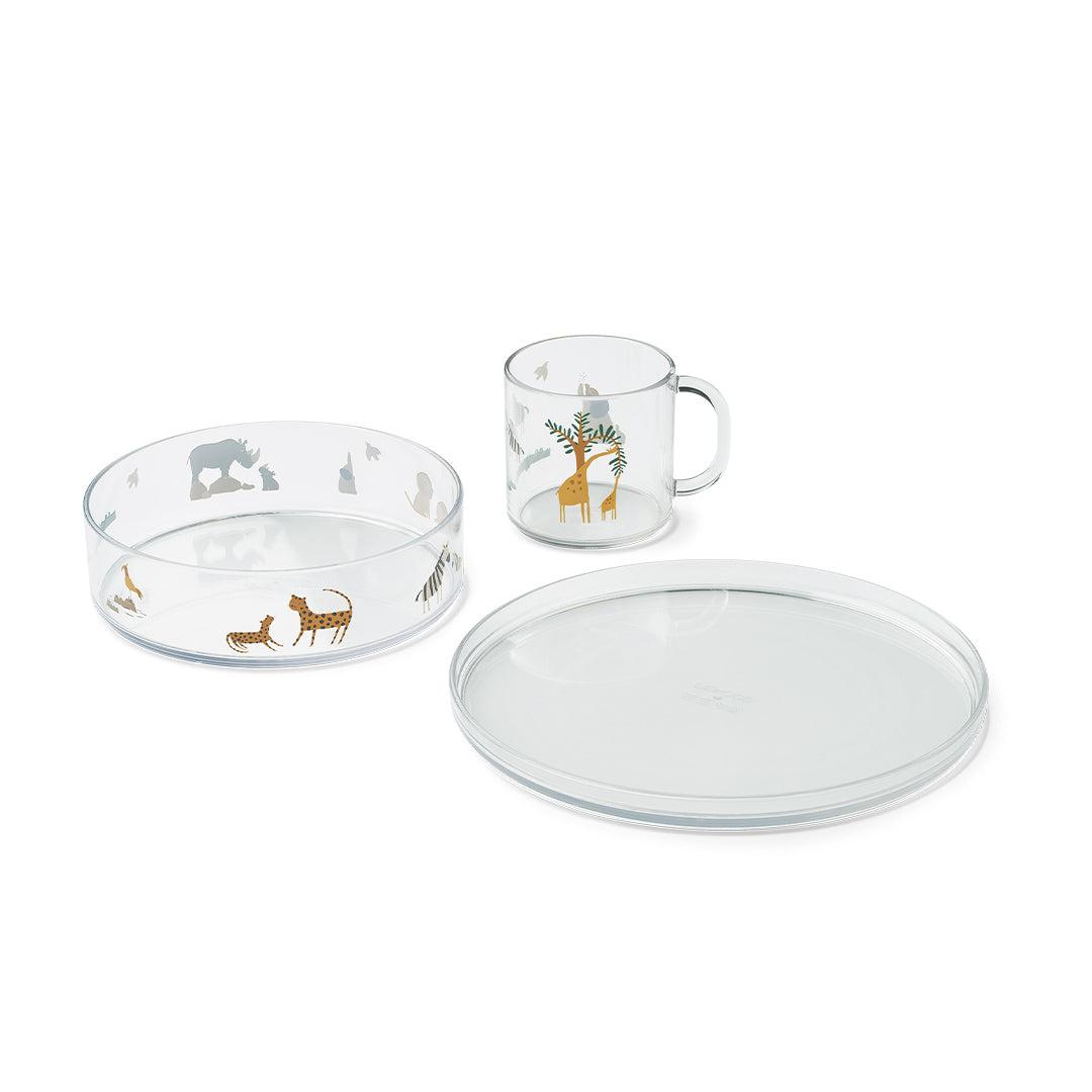  Liewood Siva Printed Tritan Tableware Set - All Together / Sandy、mySite、merchandisen