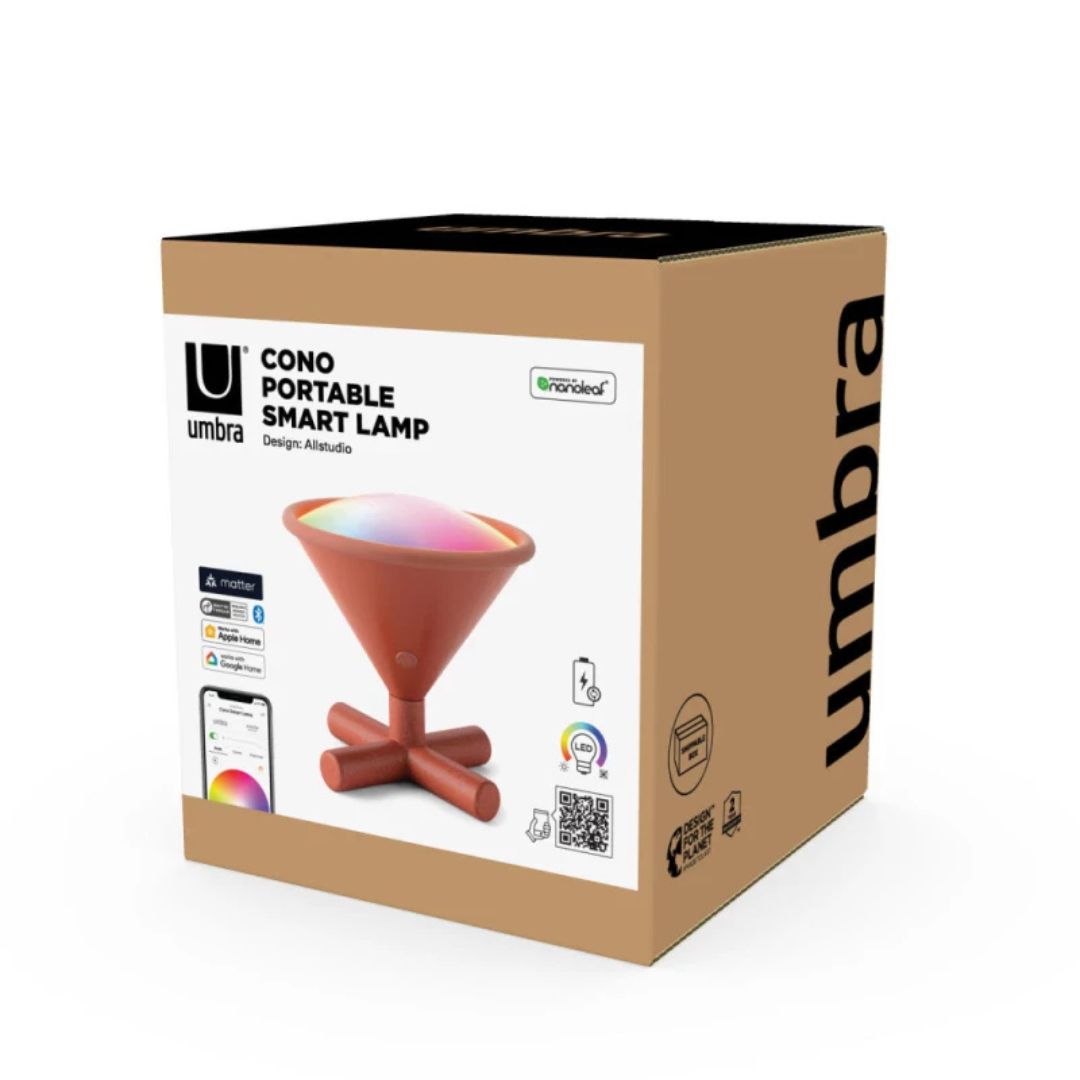 Nanoleaf Umbra Cono – Candeeiro Portátil Inteligente Laranja、mySite、fannypackpong