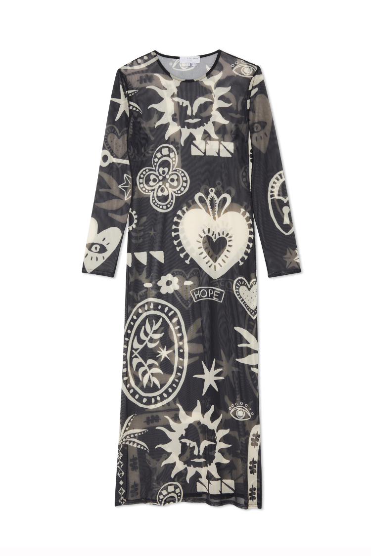 Midnight Romance Mesh Dress、mySite、solidvoid