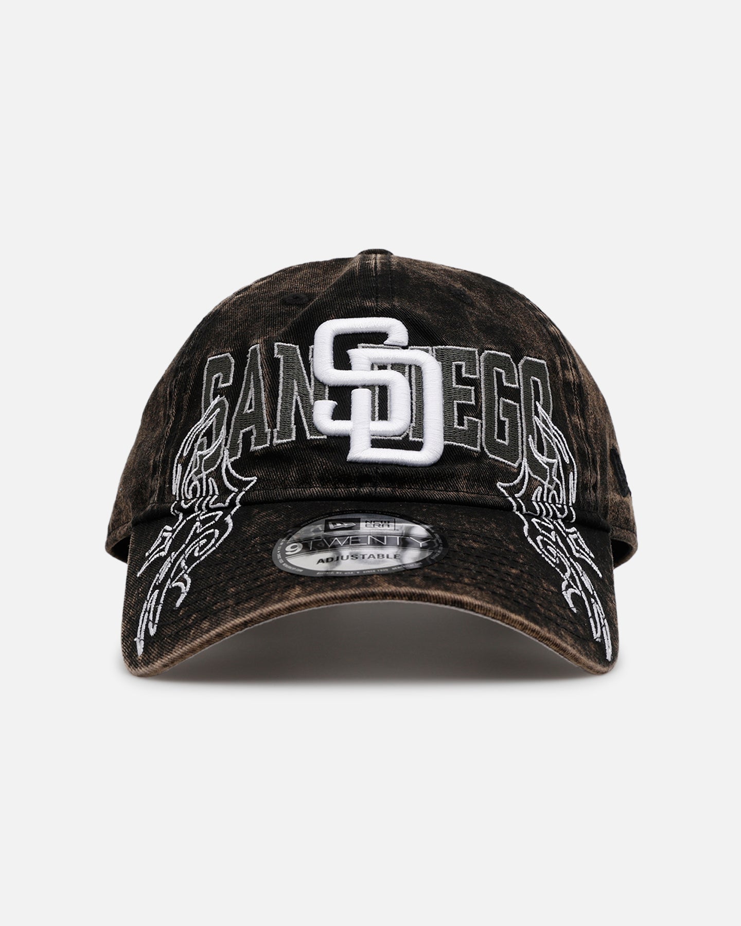 New Era San Diego Padres 'Tribal' Classic Casual Strapback Washed Black、mySite、zt4zffjzw