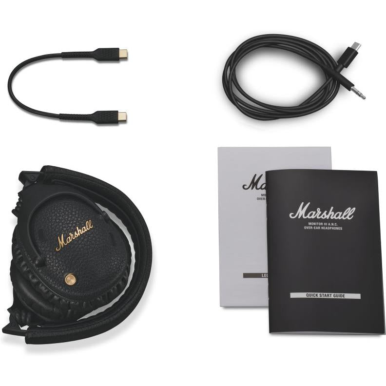Marshall Monitor III A.N.C. Wireless Over-Ear Headphones (Black)、mySite、camillekostekn
