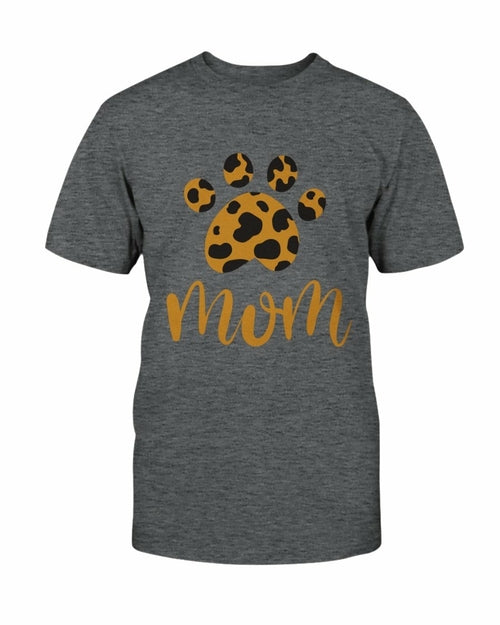 Cheetah Paw Print Mom T shirt、mySite、camillekostekn