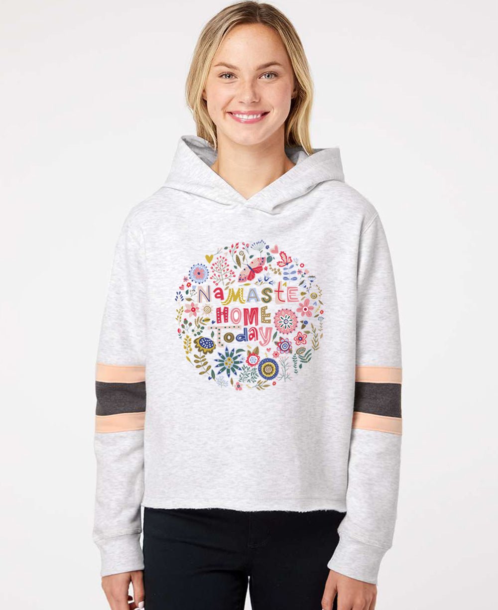 Namaste Home Today Women's Fleece Hooded Sweatshirt、mySite、topwebapps