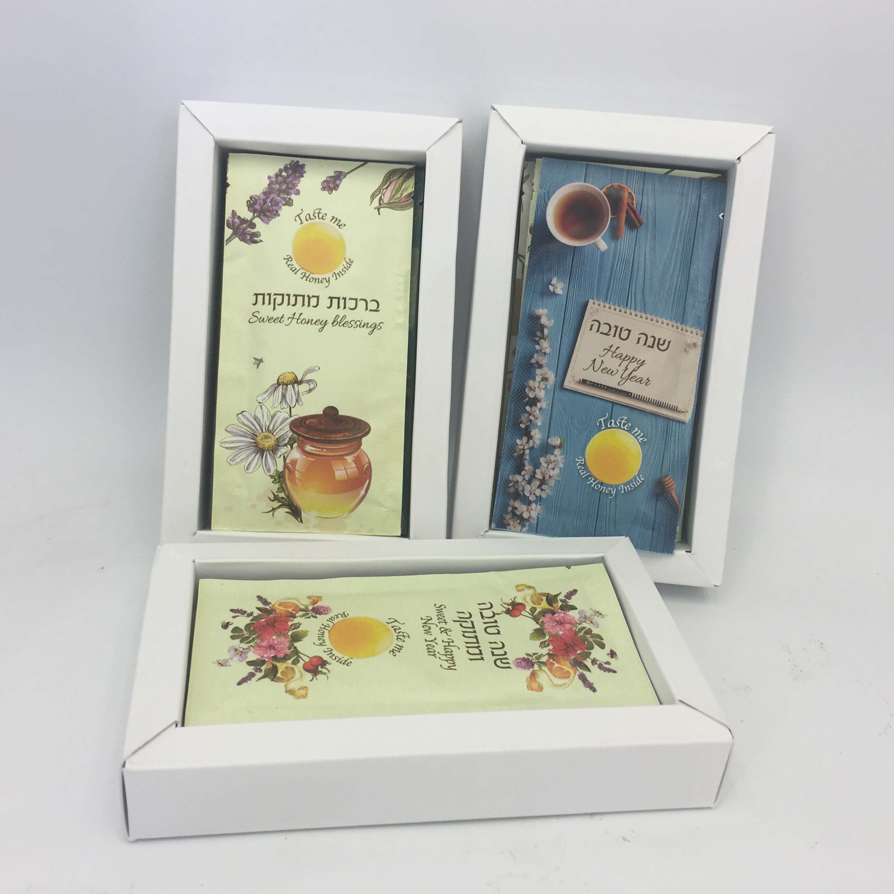 Tastable Rosh Hashanah Honey Cards - Set of 5 Packets、mySite、topwebapps