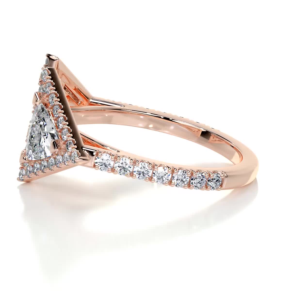 Olivia Fashion Diamond Ring (1 carat) -14K Rose Gold、mySite、hinf8tx79