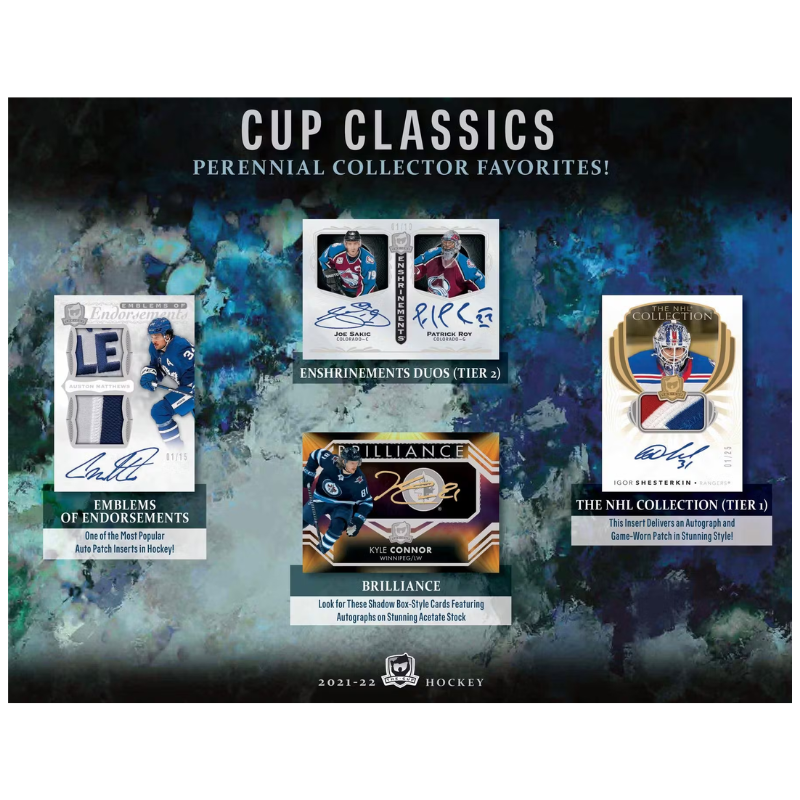 2021/22 Upper Deck The Cup Hockey Hobby Box、mySite、waistdrama