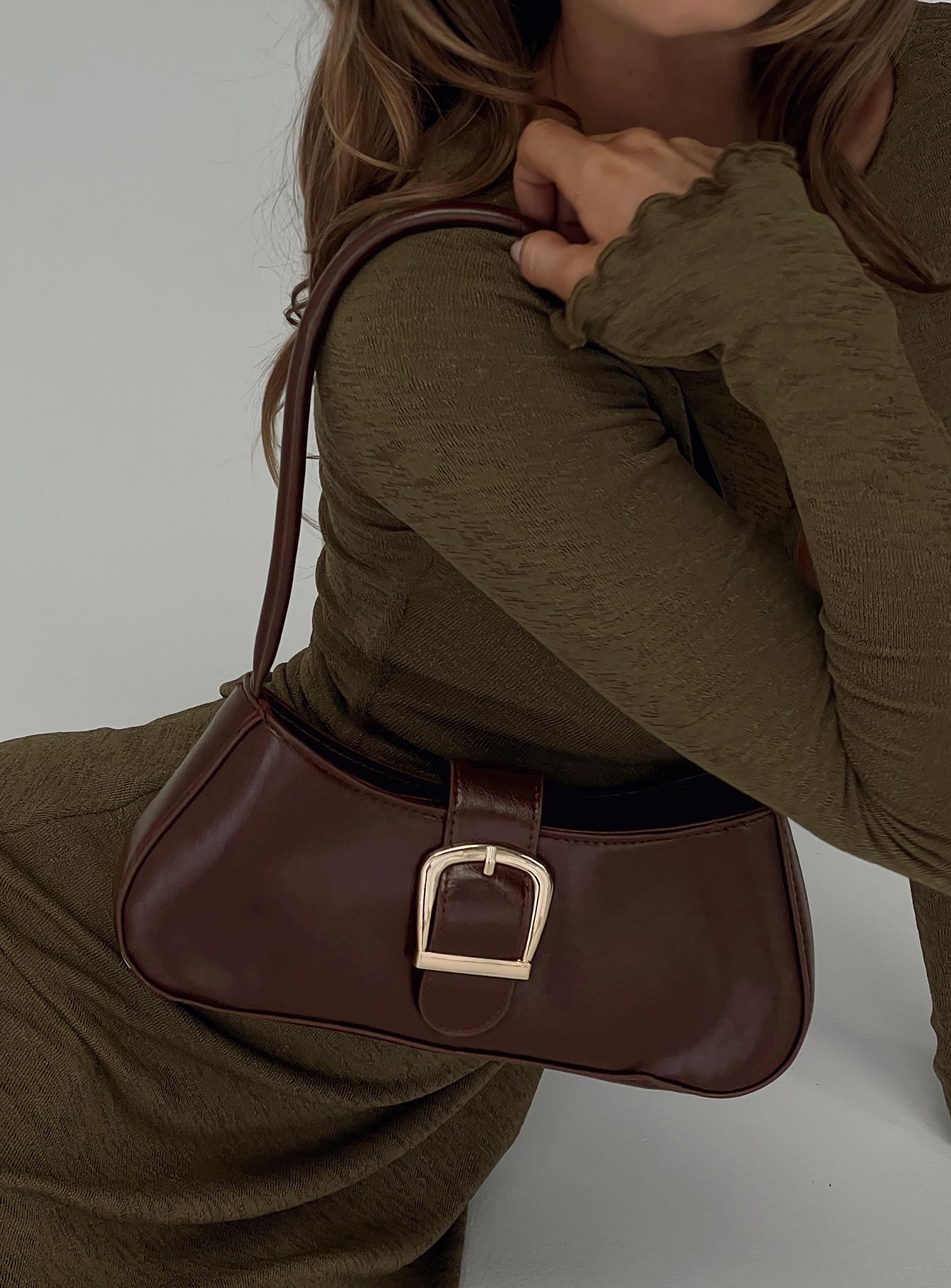 Quinelle Bag Brown、mySite、solidvoid