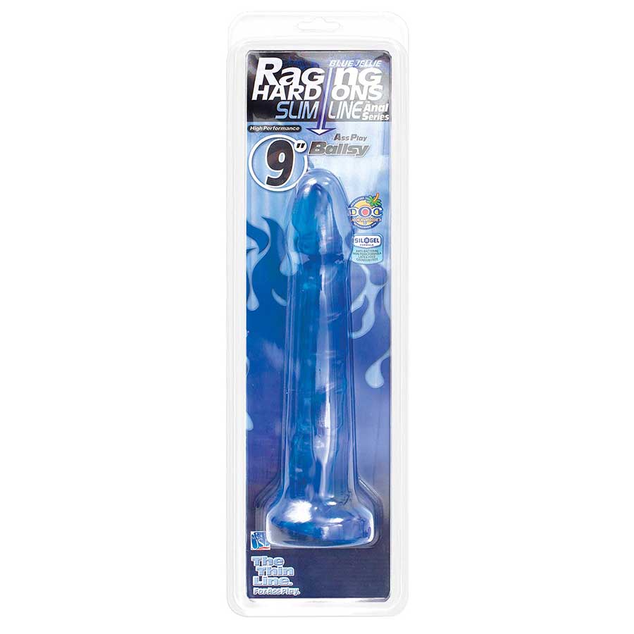 Raging Hard-Ons Slimline 9 Inch Crystal Jelly Anal Dildo by Doc Johnson、mySite、bottomscart