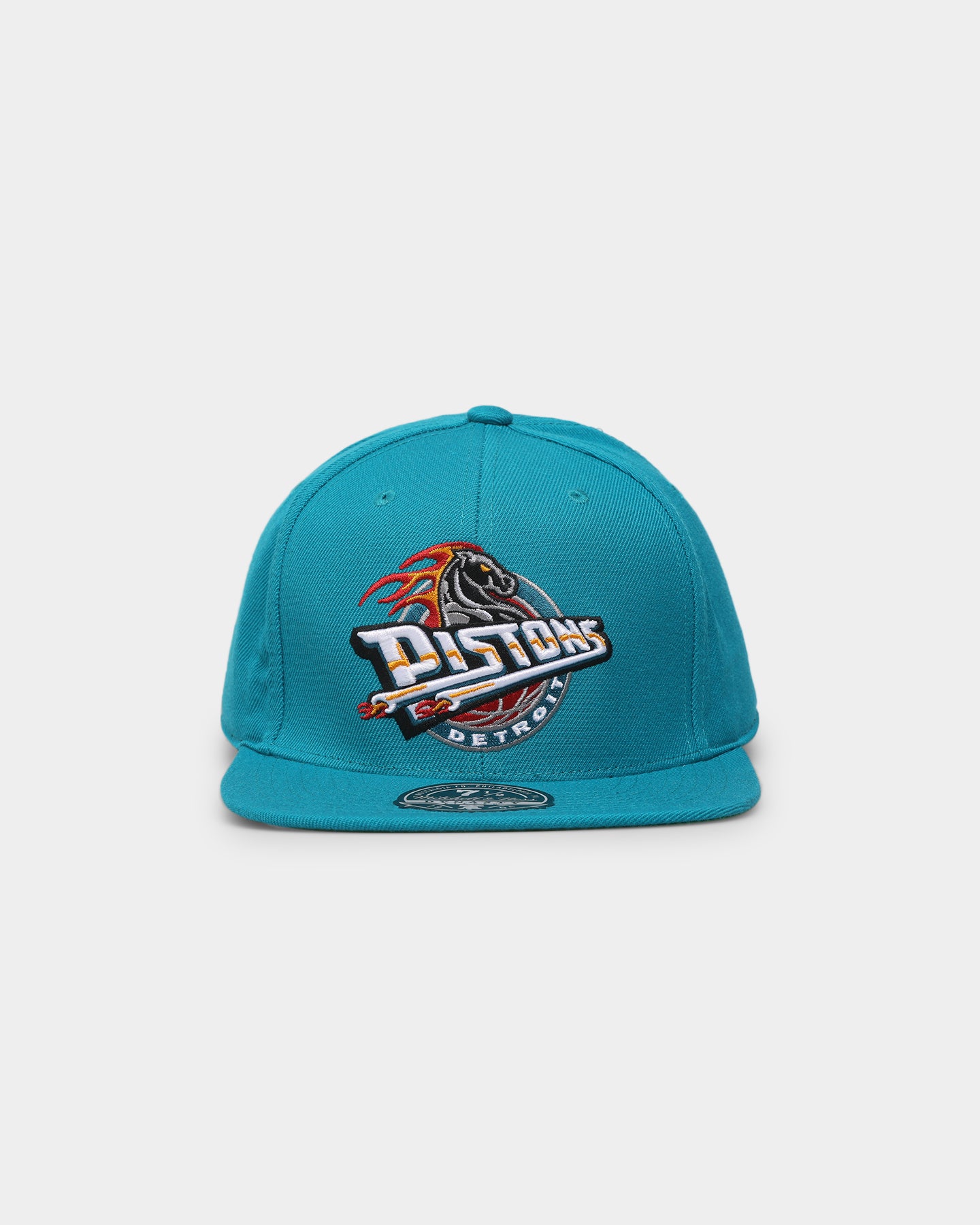 Mitchell & Ness Detroit Pistons 'Team Ground 2.0 Hardwood Classics' Fitted Teal、mySite、zt4zffjzw