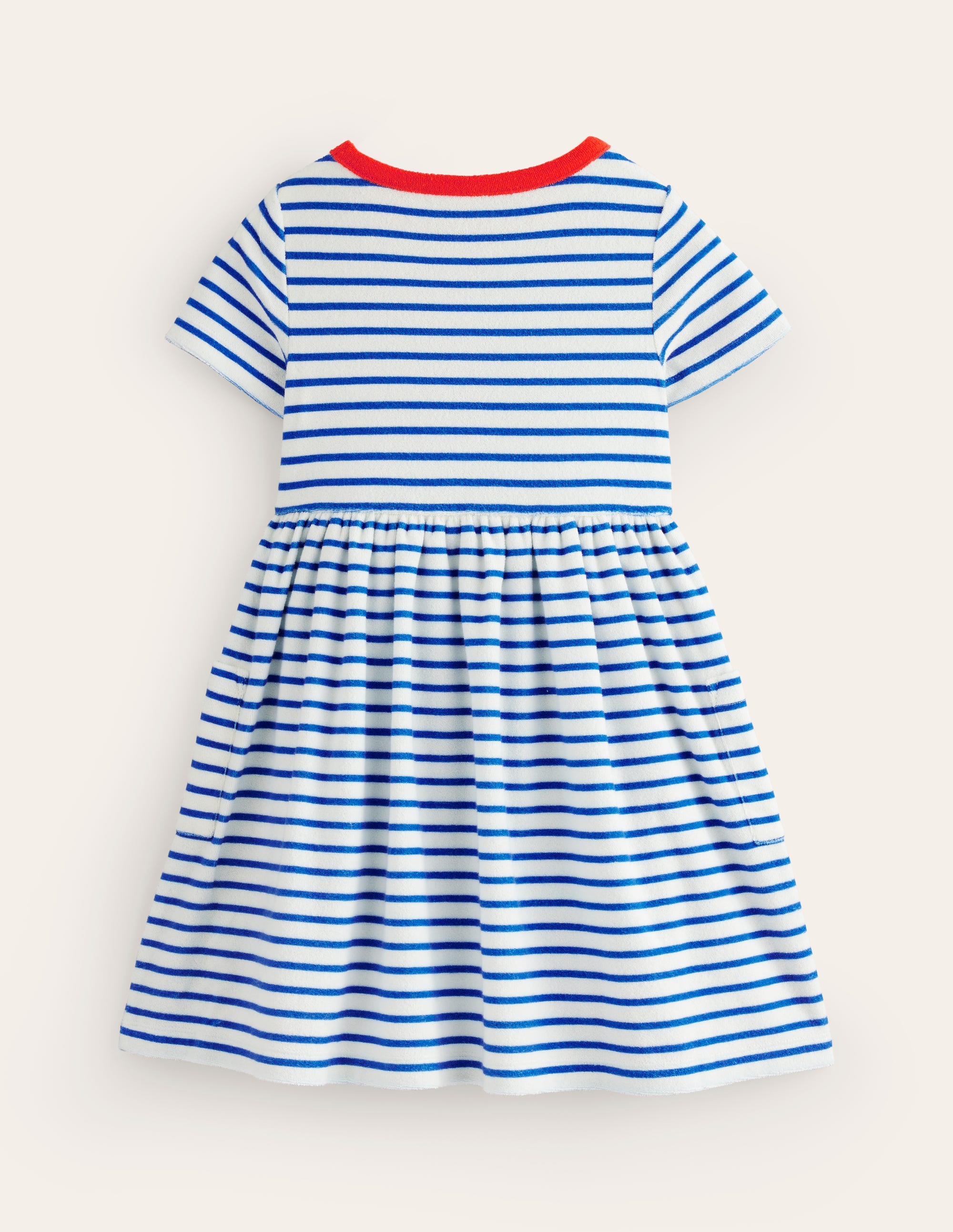  Fun Towelling Dress-Sapphire Blue/Vanilla Pod、mySite、ashleygrahame