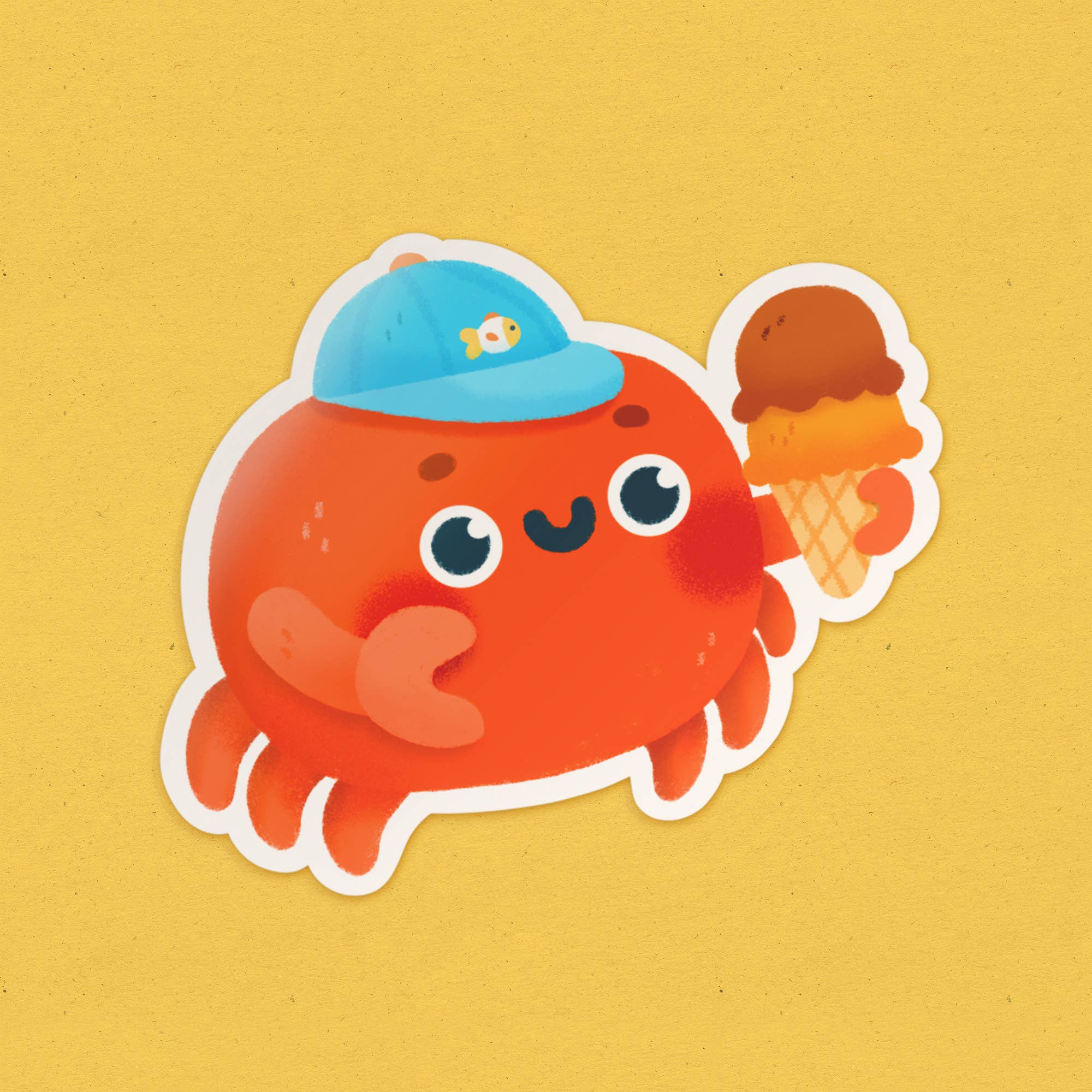 Yay! It's Vica - Summer Crab Sticker、mySite、garagedoors4me