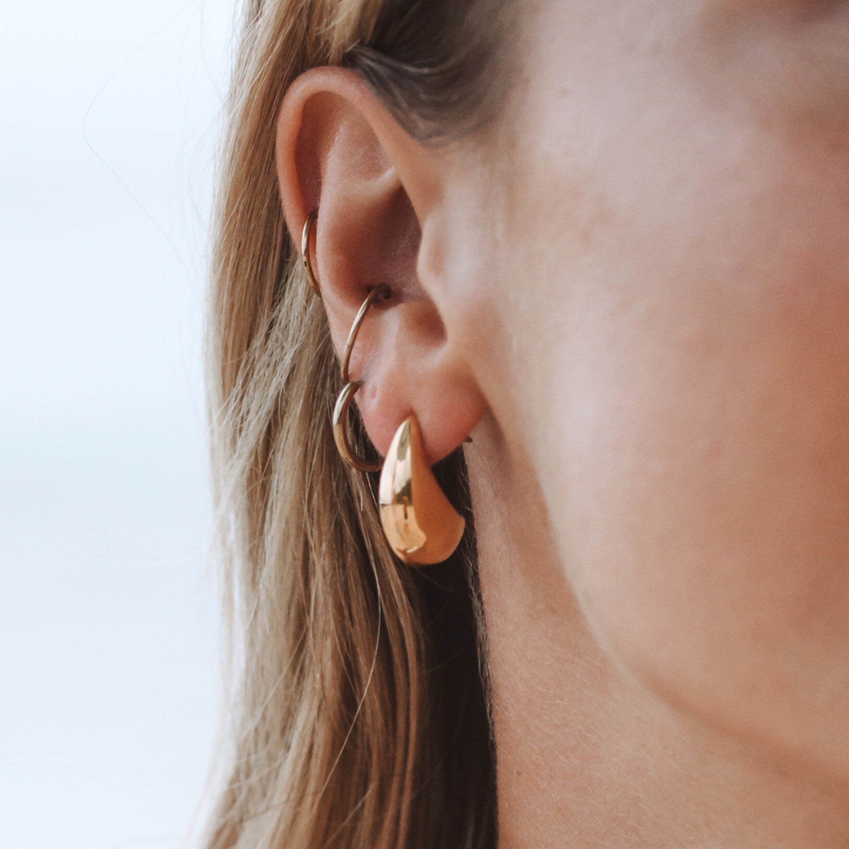 Teardrop Hoop Earrings、mySite、hinf8tx79