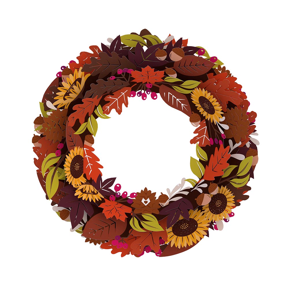 Fall Wreath、mySite、solidvoid