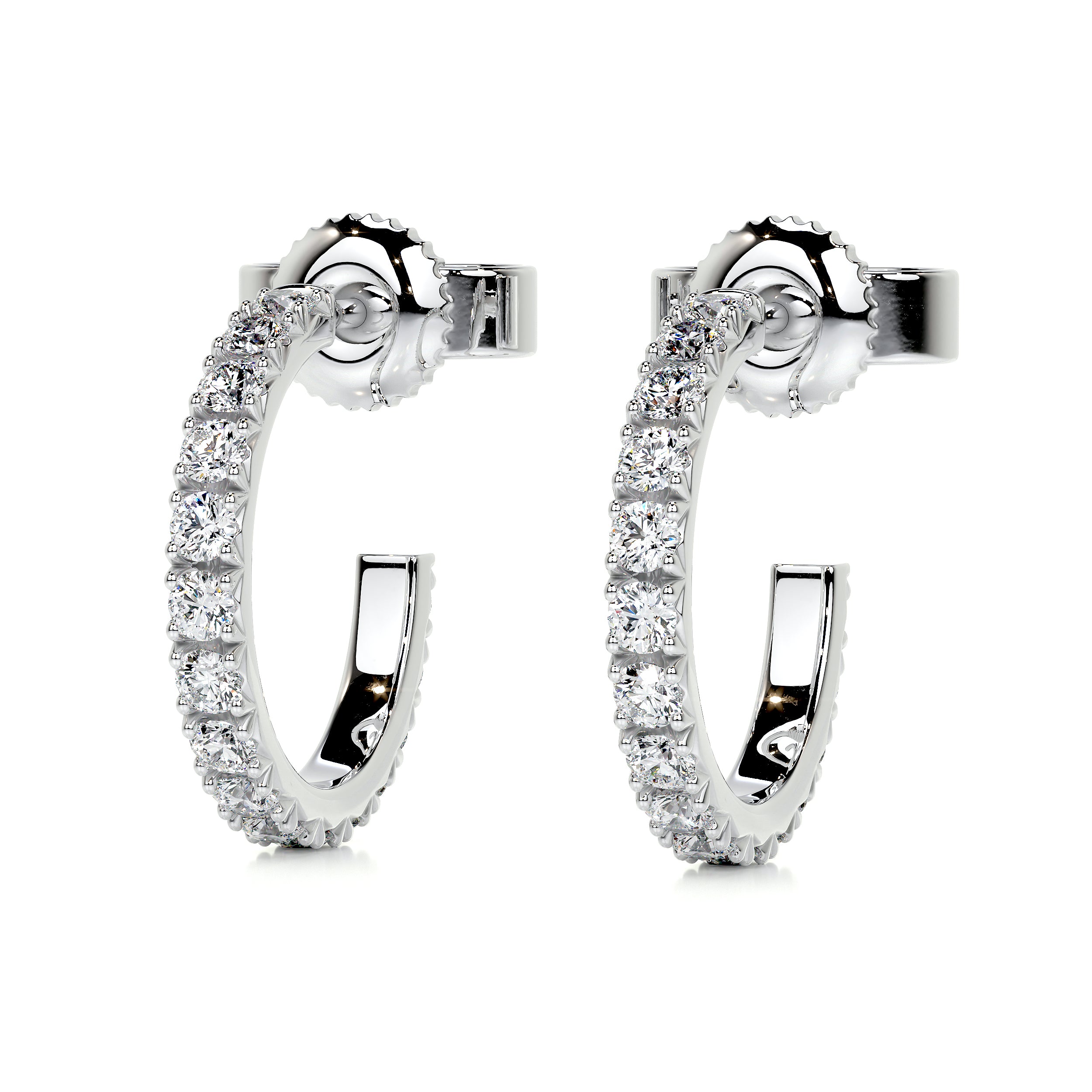 Nicole Diamond Earrings (2.5 Carat) -18K White Gold、mySite、hinf8tx79