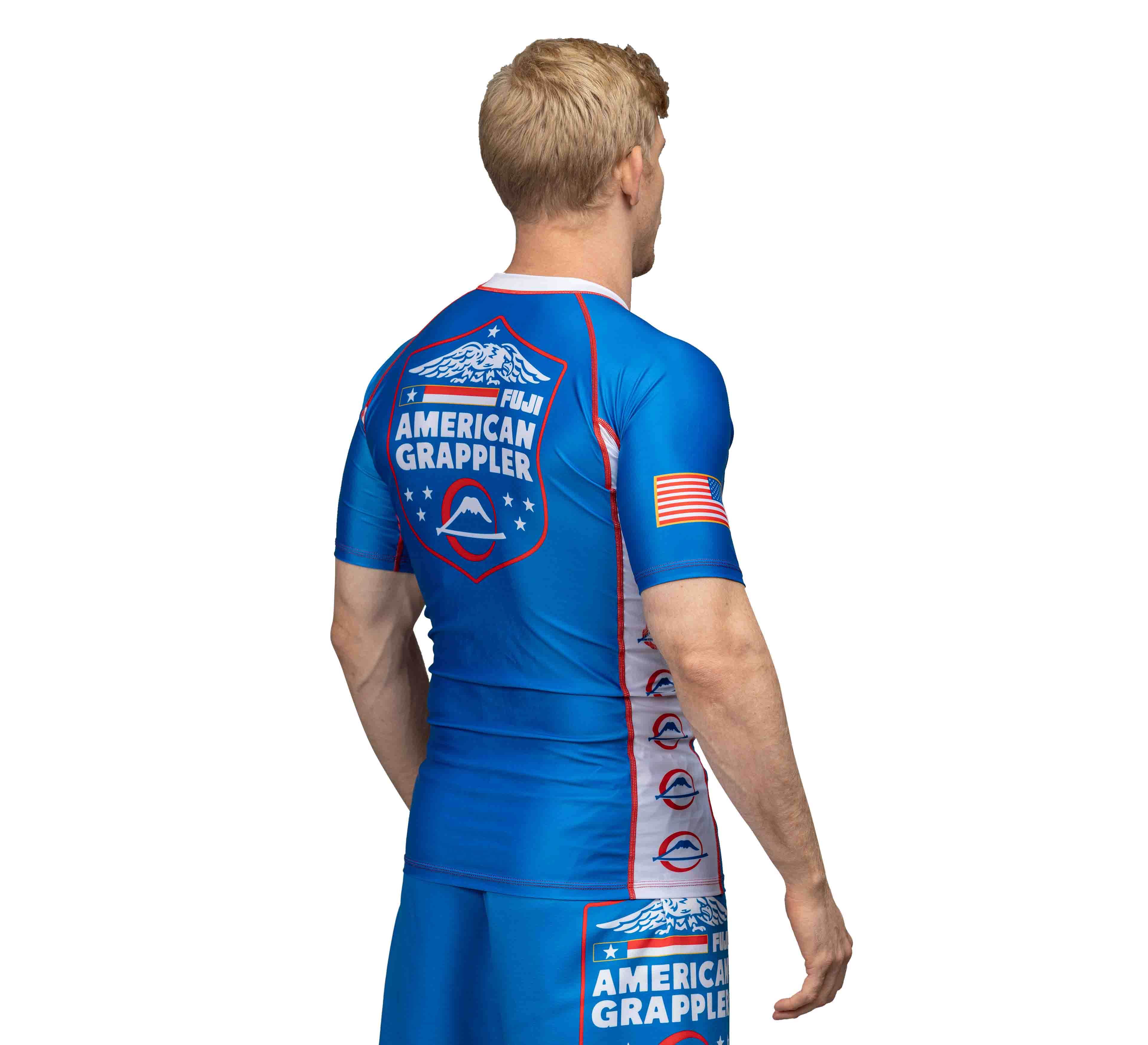 American Grappler Rashguard Blue、mySite、gigharbornorthrealestate
