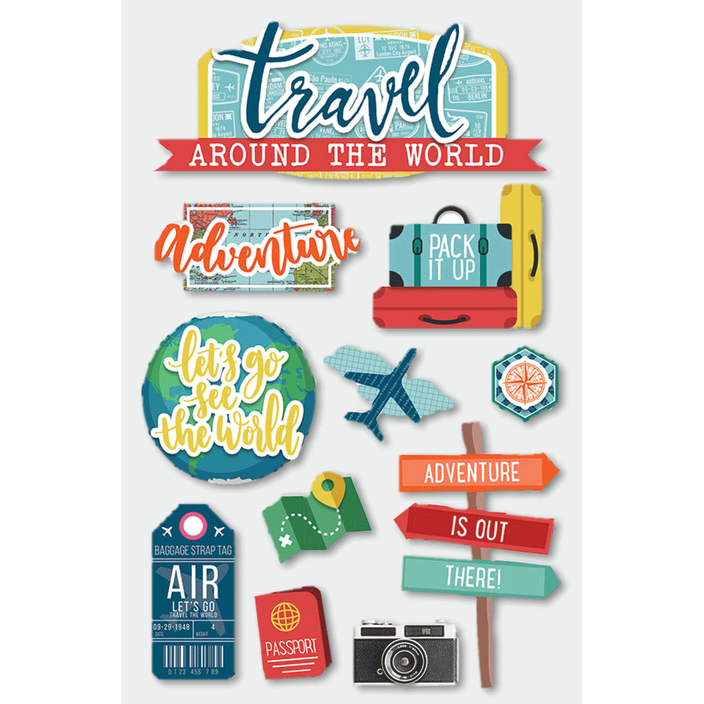  Around the World 3-D Stickers、mySite、ghnorth