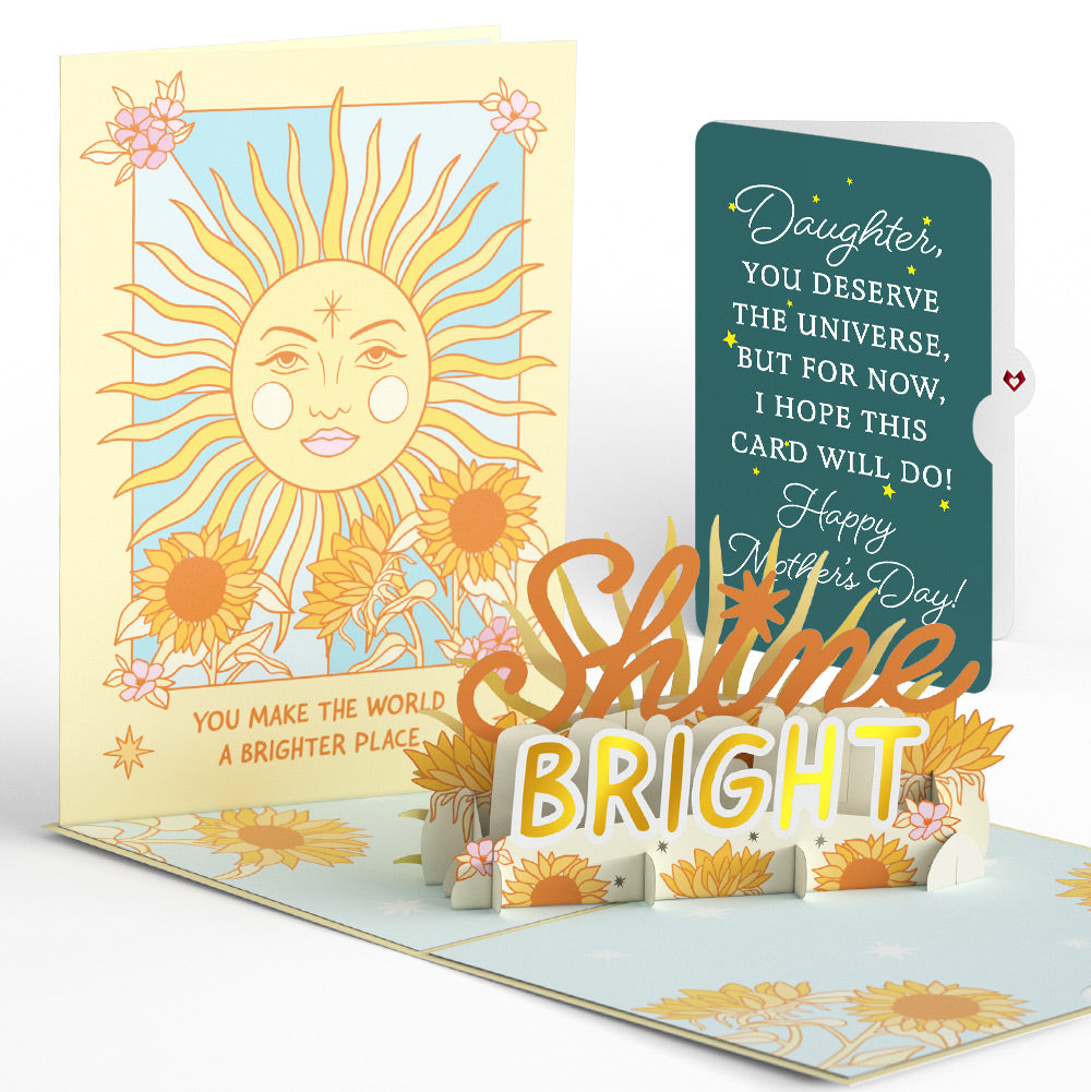 Shine Bright Mother's Day Pop-Up Card and Sentiment Set for Daughter、mySite、solidvoid