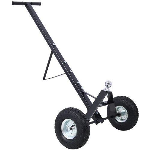 Trailer Dolly with Pneumatic Tires - 600 Lb. Maximum Tongue Weight Capacity,Yellow color、、eastwooduniform