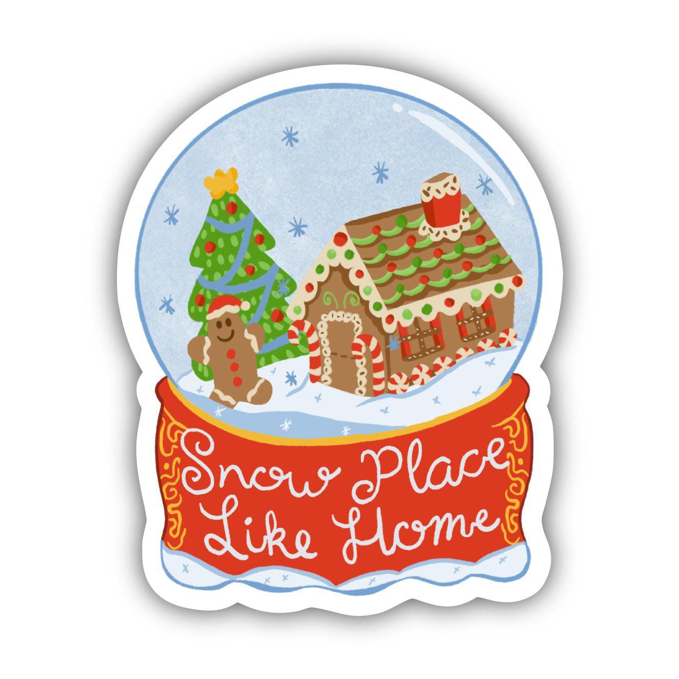 Snow Place Like Home Snow Globe Winter Sticker、mySite、elrpsem3k