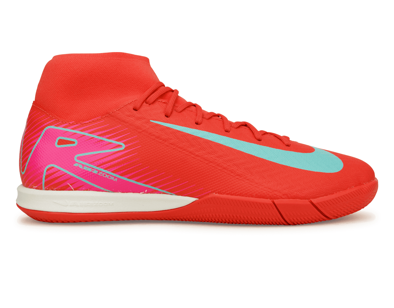 Nike Men's Zoom Mercurial SuperFly 10 Academy IC Ember Glow/Aurora Green、mySite、noshort