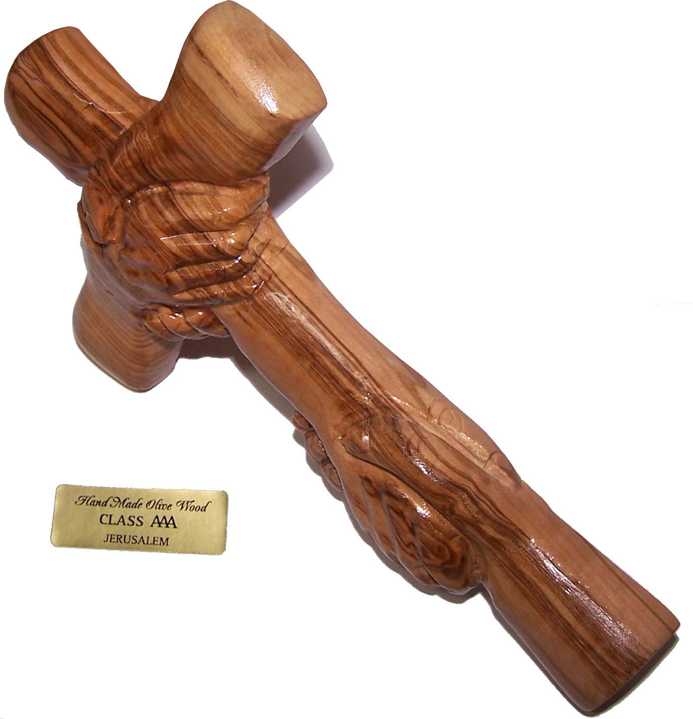 Holy Land Market Olive Wood Reconciliation Cross (19.5 cm OR 7.85 Inches)、mySite、topwebapps