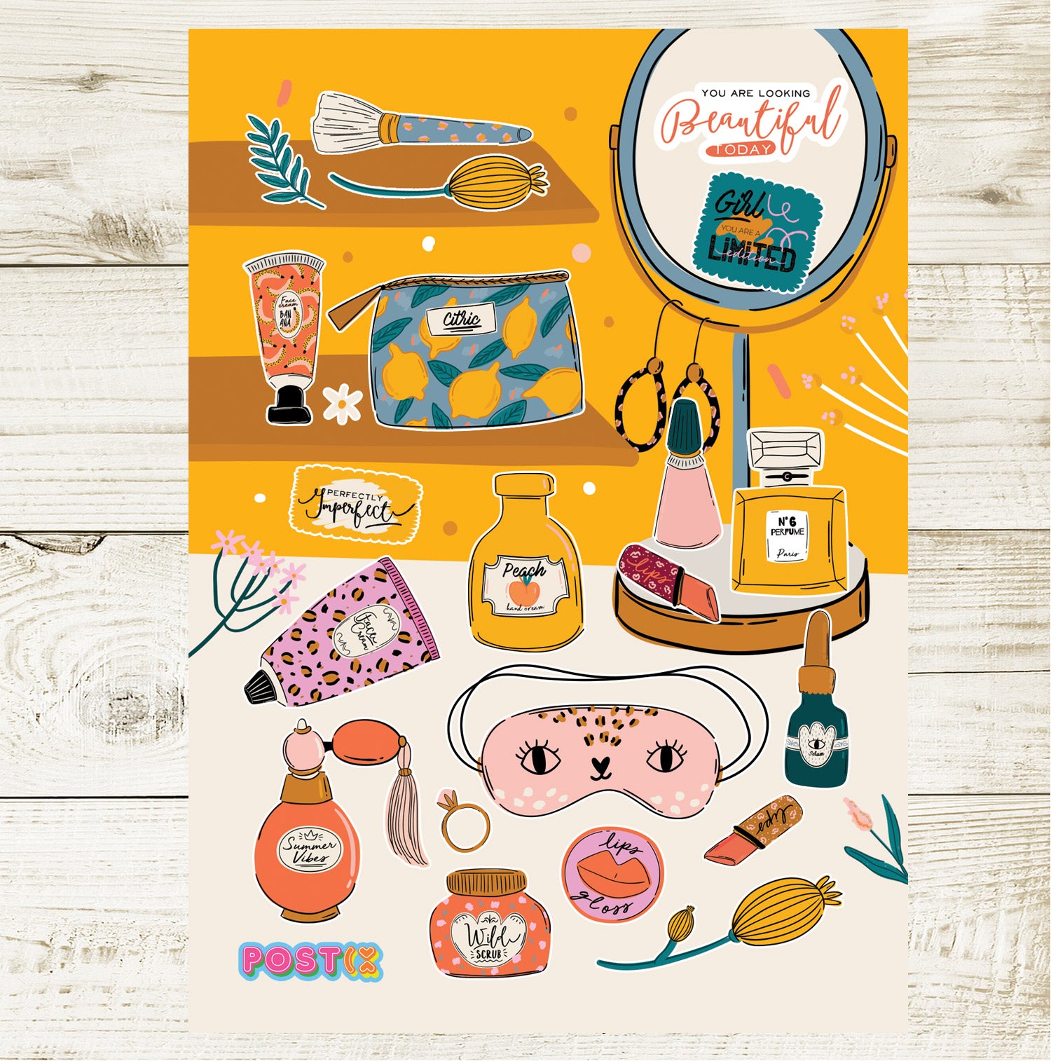  Be-you-tiful Sticker Sheet、mySite、ghnorth