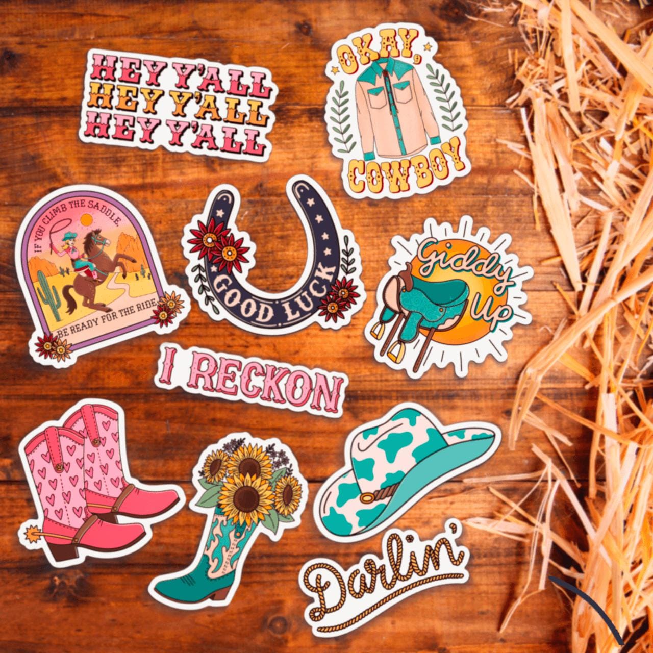  Wild West Stickers - 10 Pack、mySite、ghnorth