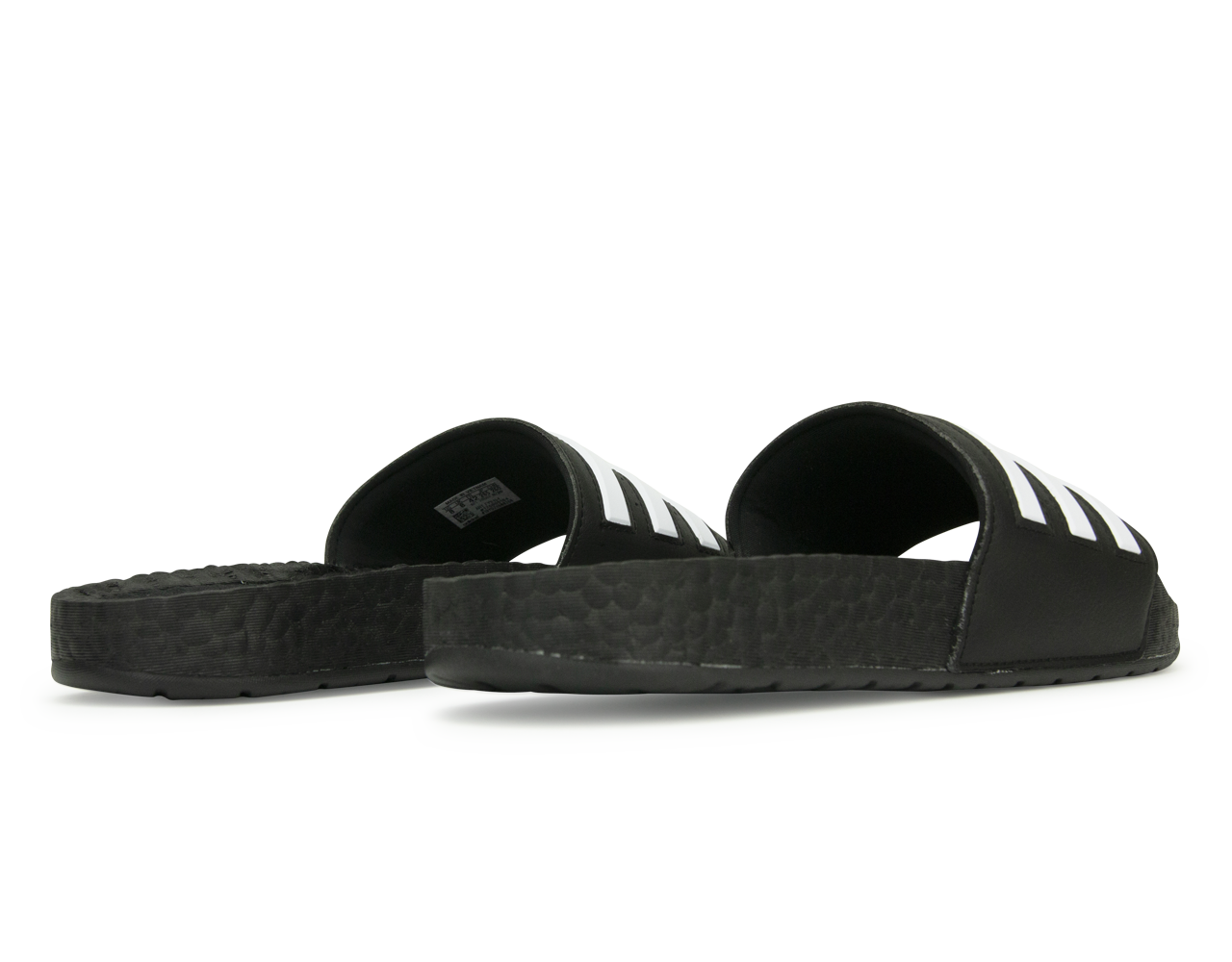 adidas Men's Adilette Boost Sandals Black/White、mySite、noshort