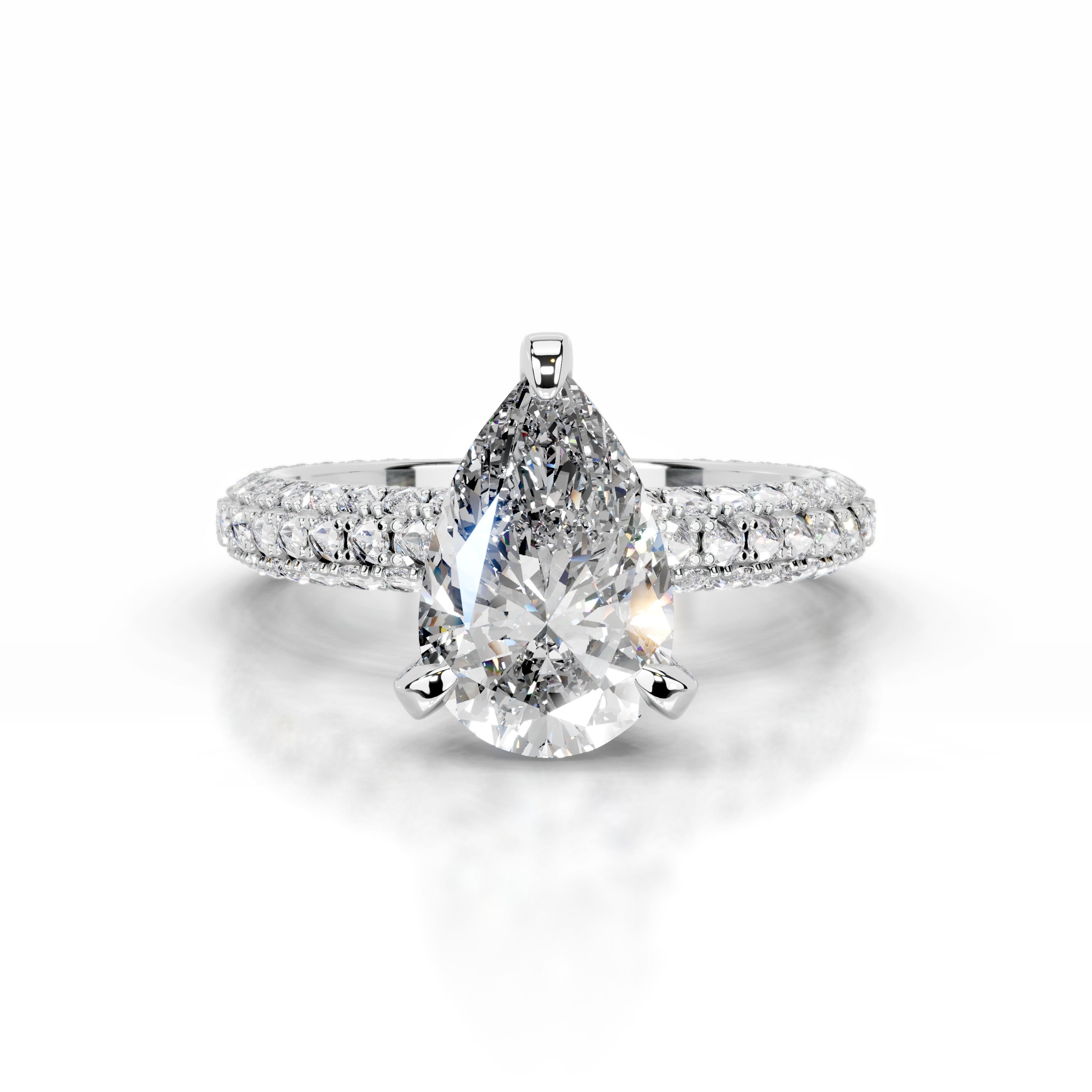 Milly Diamond Engagement Ring - 18K White Gold、mySite、hinf8tx79