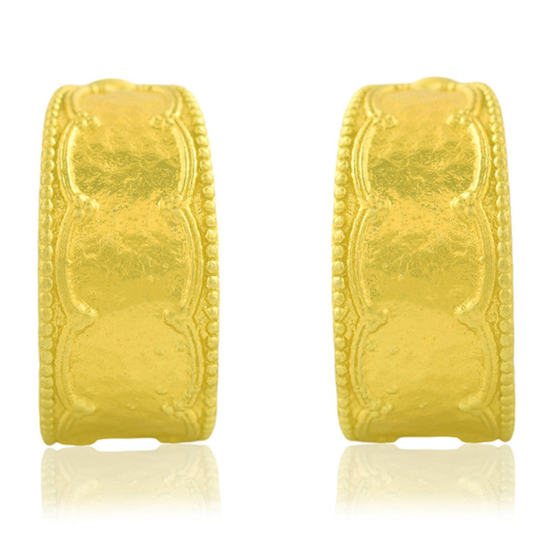 Hoop Earrings | 14K Gold Plated、mySite、camillekostekn