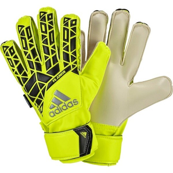 adidas Kids Ace FS Goalkeeper Gloves Solar Yellow/Black/Onix、mySite、noshort