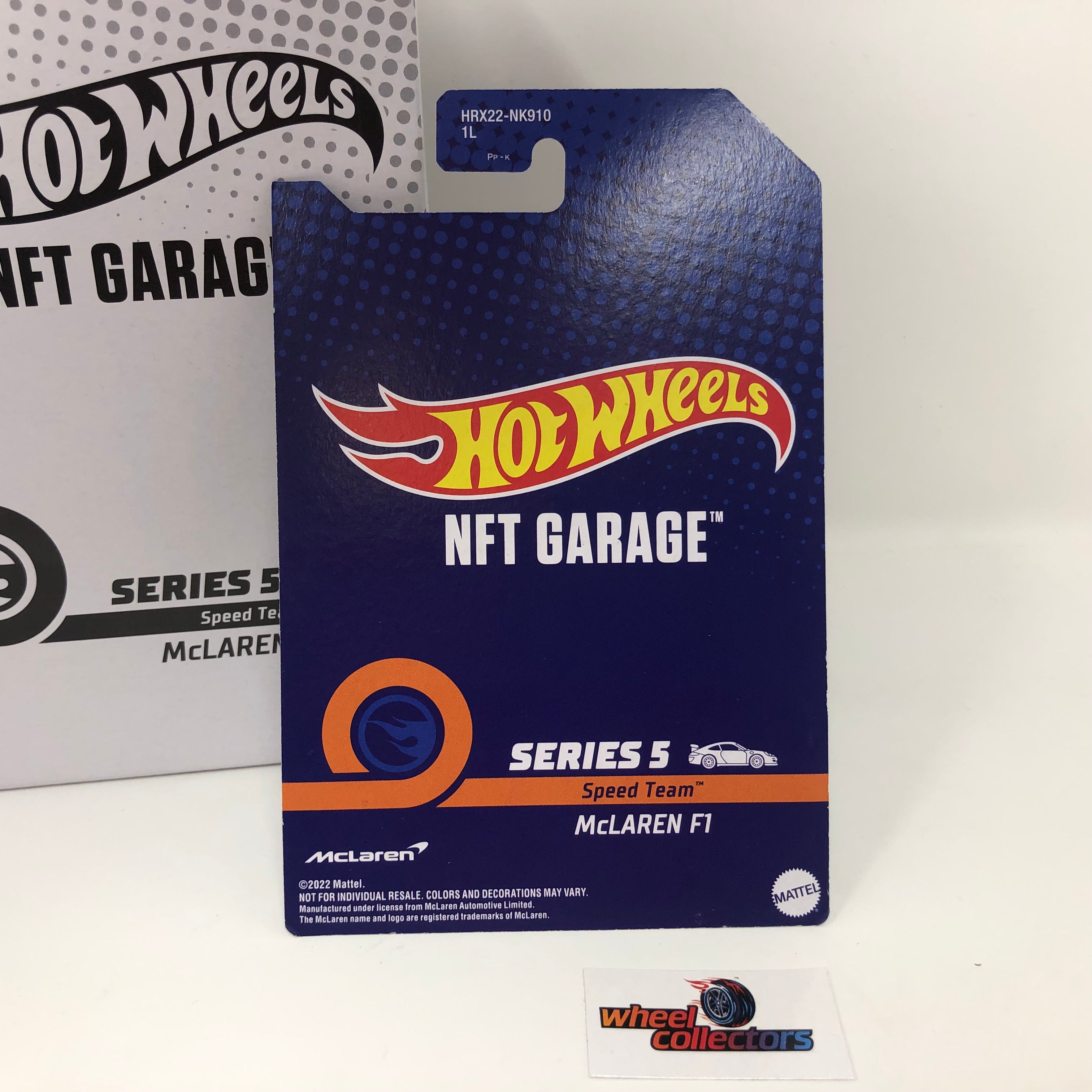 McLaren F1 * 2023 Hot Wheels NFT release Mattel Creations、mySite、hgirdovlk