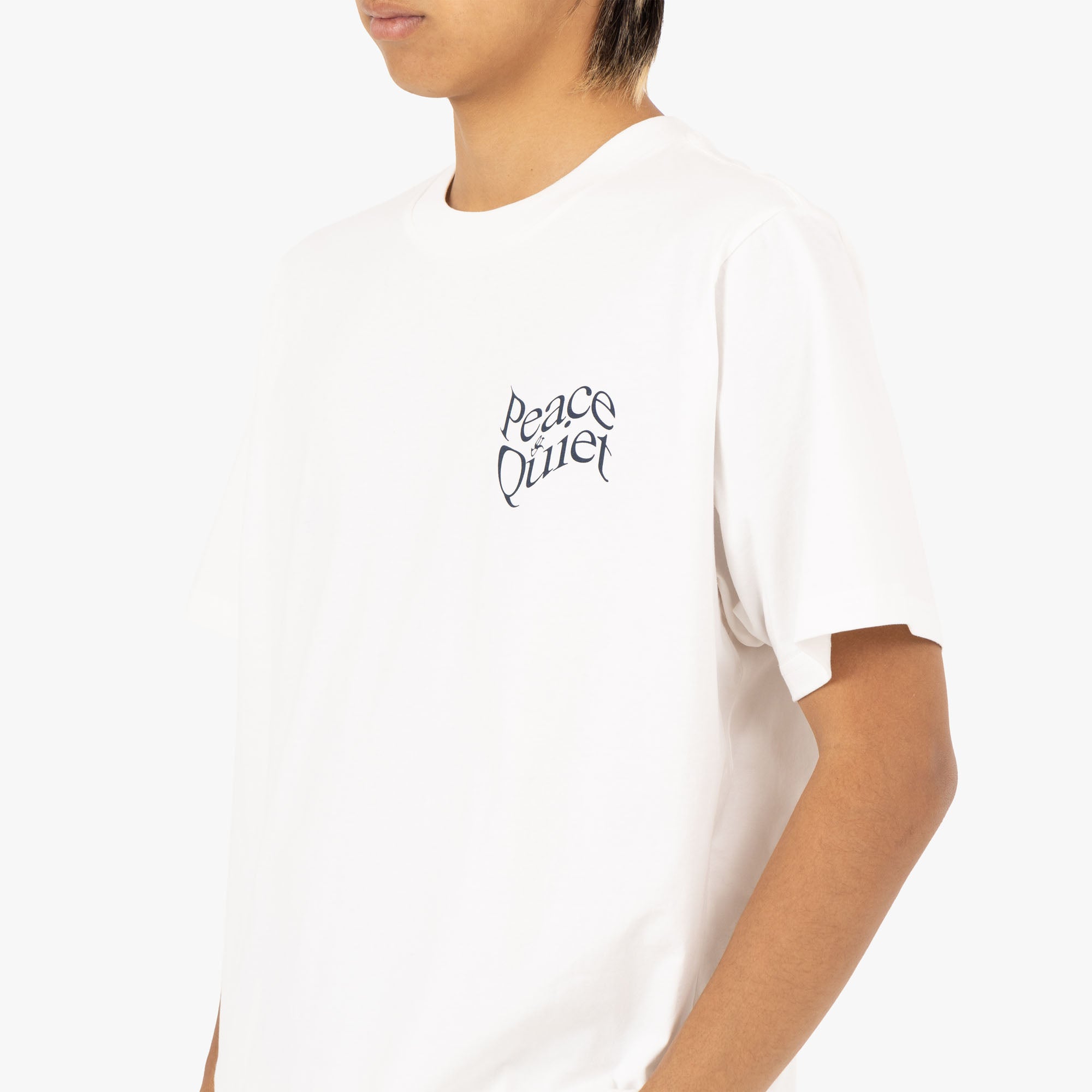  Museum Of Peace & Quiet Warped T-shirt / White、mySite、merchandisen