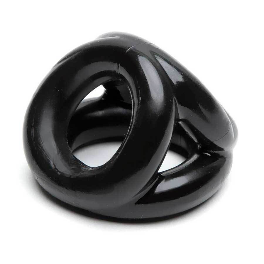 Oxballs Tri-Sport 3 Ring Cock and Ball Ring Stretcher Black、mySite、bottomscart