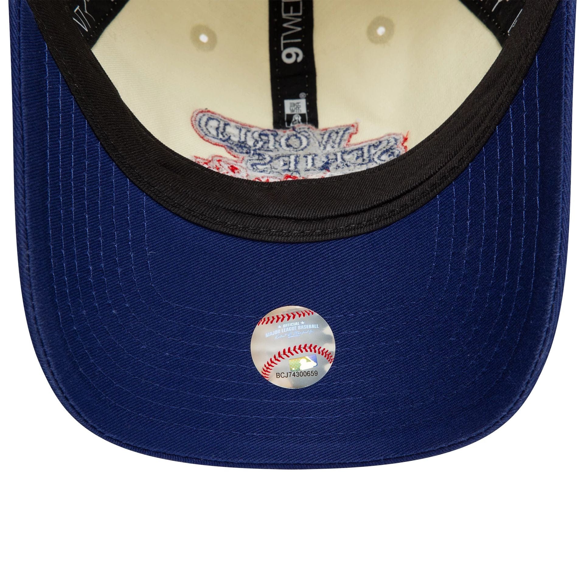 LA Dodgers World Series Patch Cream 9TWENTY Adjustable Cap、mySite、vikingsvslions