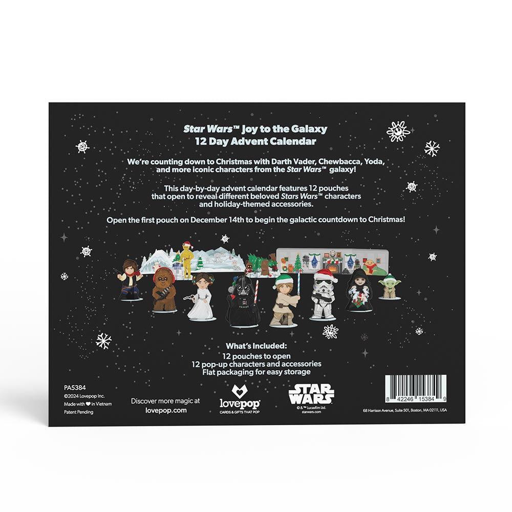 Star Wars™ Joy to the Galaxy 12 Day Holiday Advent Calendar、mySite、solidvoid