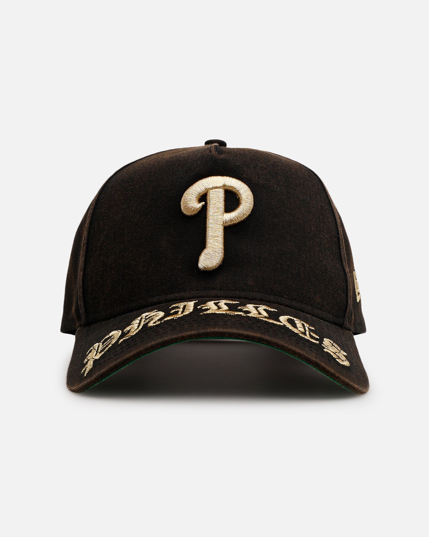 New Era Philadelphia Phillies 'Washed Gothic Visor' 9OFRTY A-Frame Snapback Black、mySite、zt4zffjzw