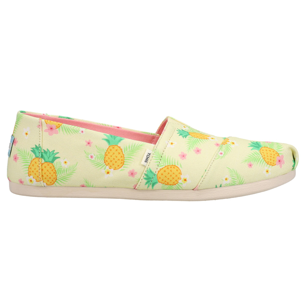 Alpargata Pineapple Graphic Slip On Flats、mySite、gtrtttuynbv
