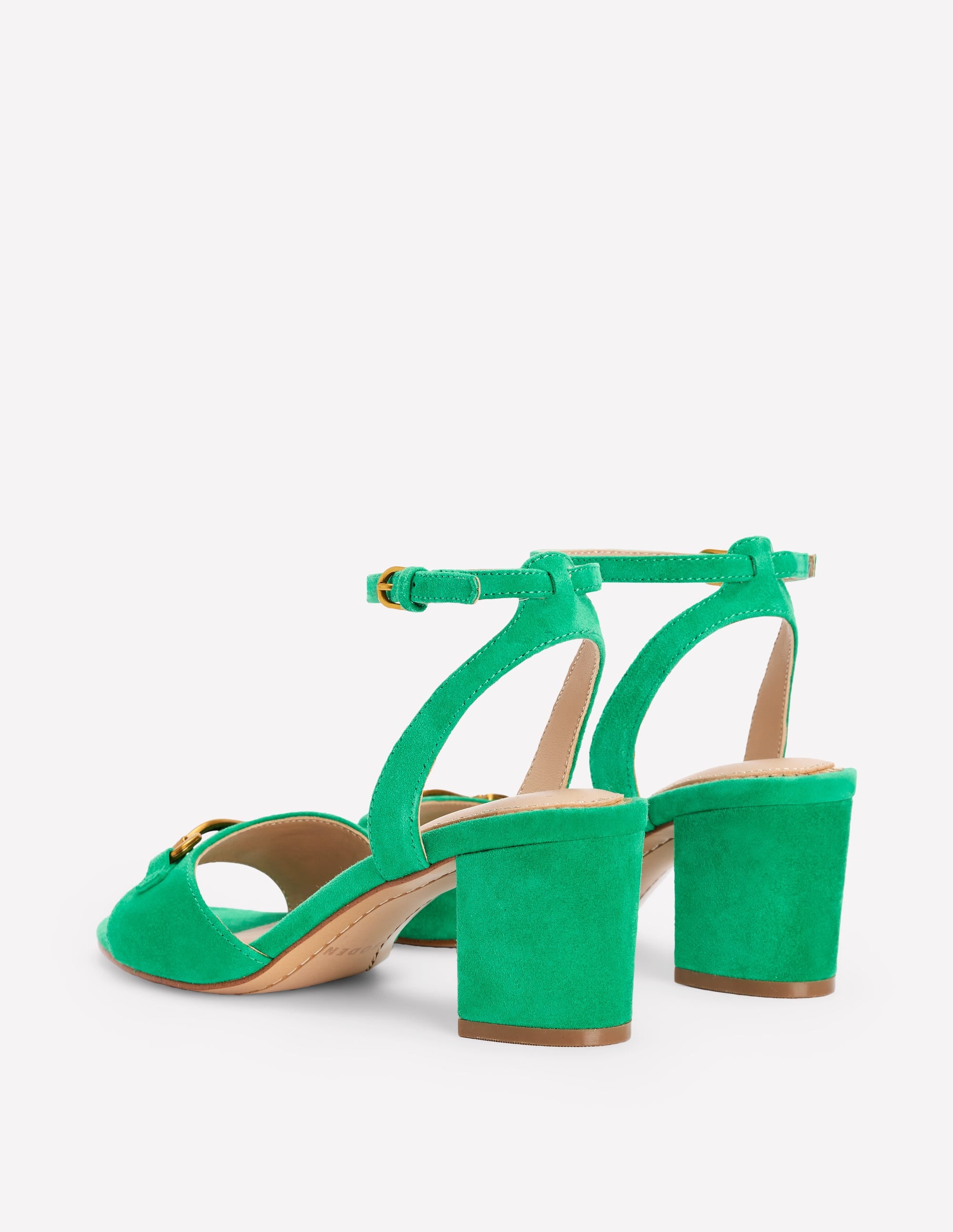  Iris Snaffle Block Heel Sandal-Rich Emerald、mySite、ashleygrahame