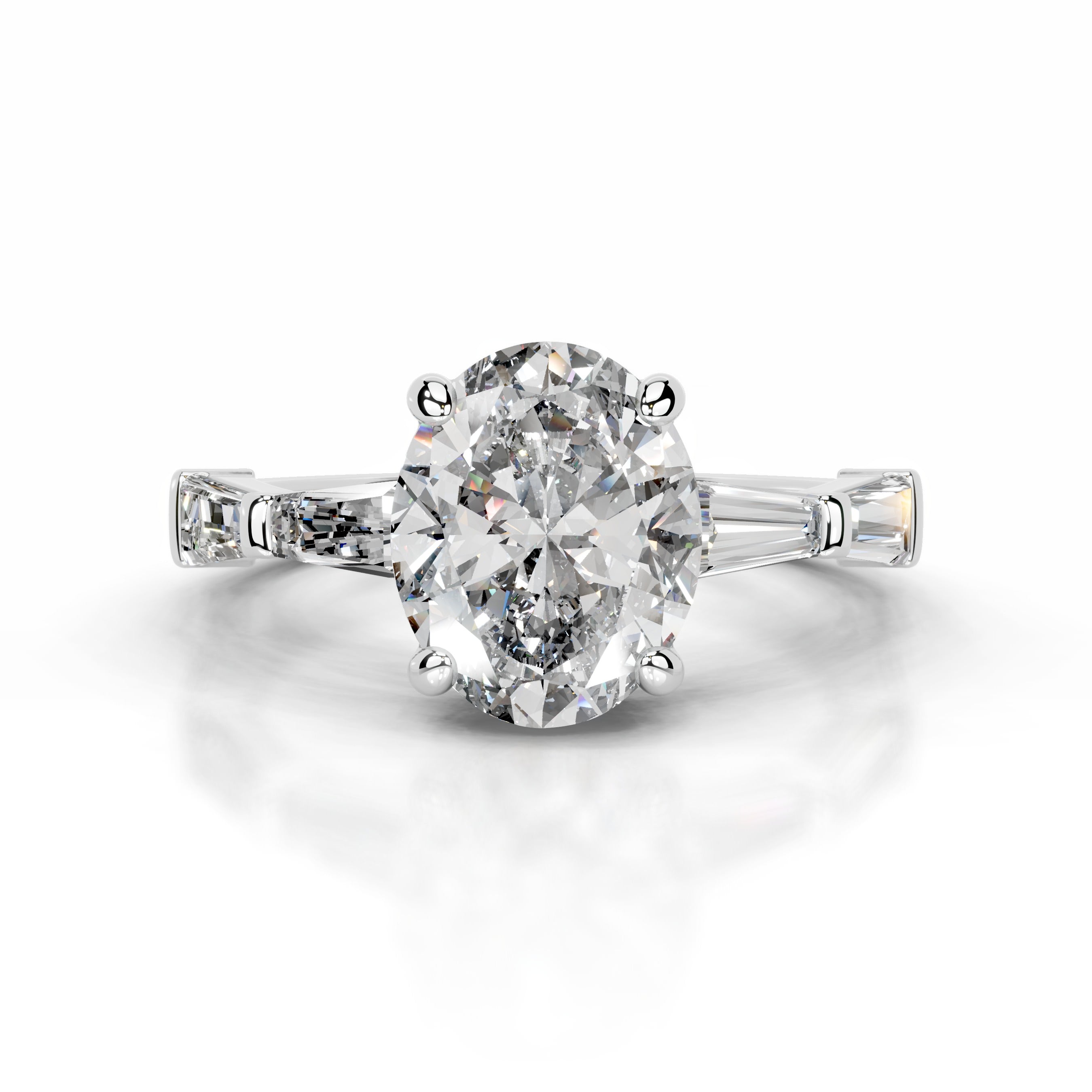 Calandra Diamond Engagement Ring - 18K White Gold、mySite、hinf8tx79