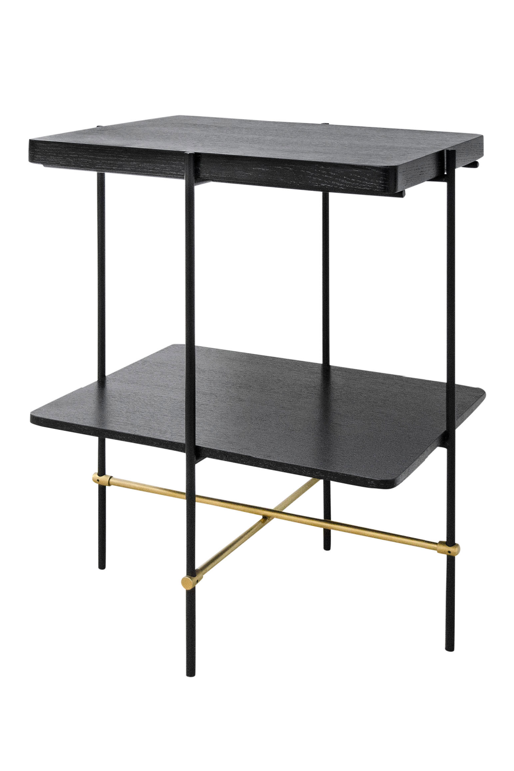 Black 2-Layer Occasional Table | Versmissen Highline、mySite、neckold