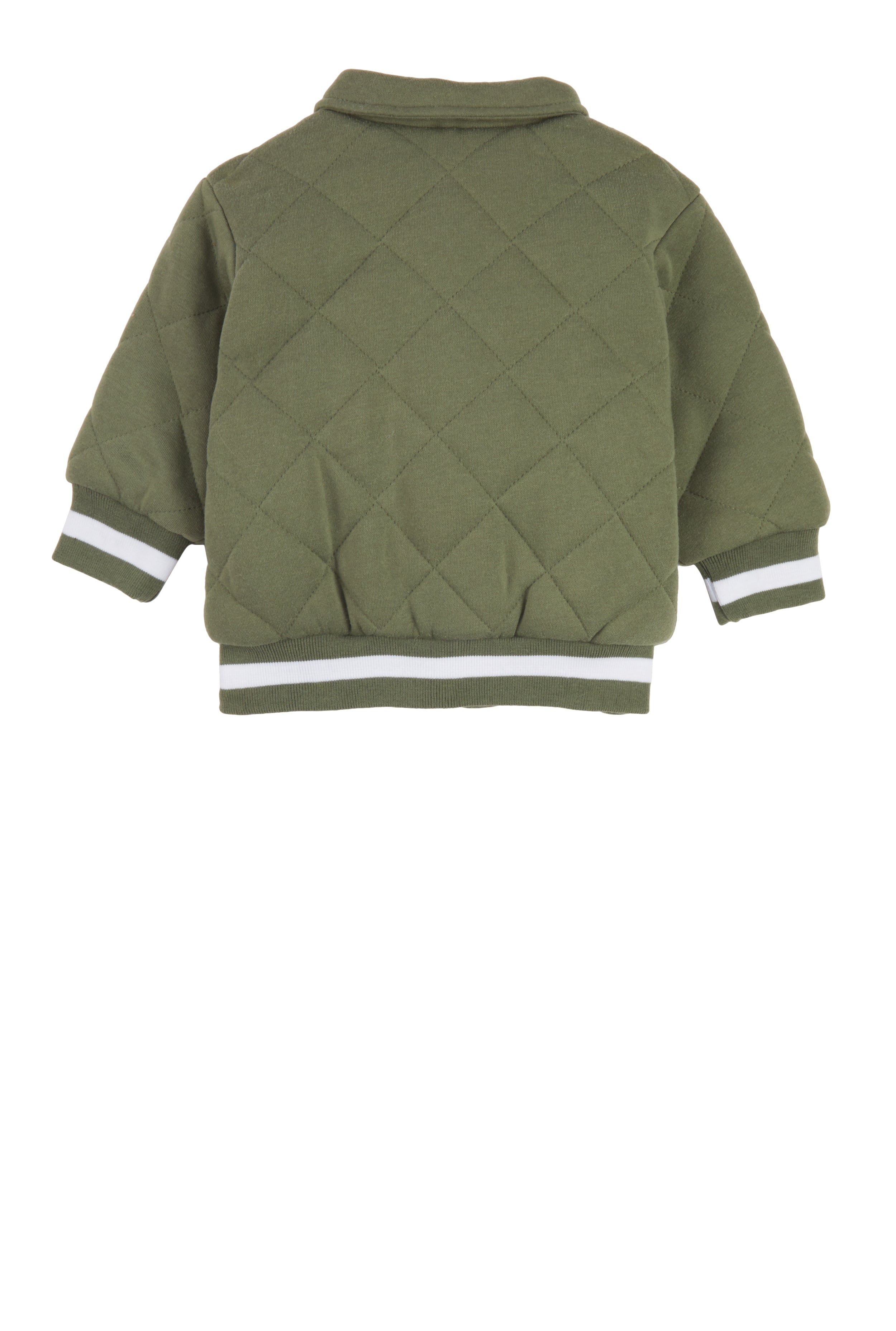 Baby Boys 12-24M Chenille Patch Quilted Letterman Jacket、mySite、camillekostekn