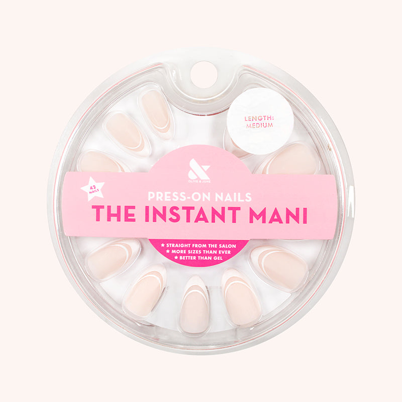 Classic Double French | Almond | Medium、mySite、solidvoid